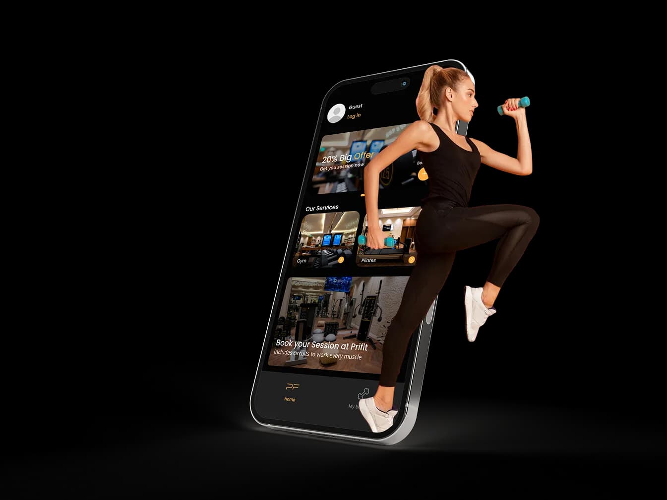 PriFit app fitness freedom preview